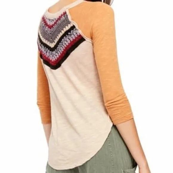 Free People Spring Bound Crochet Tee - Picture 4 of 12